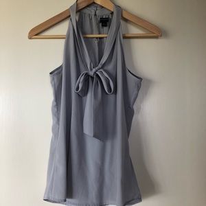 Banana Republic-light gray sleeveless top, size S